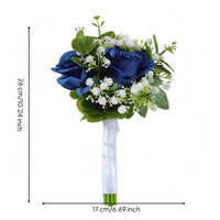 Artificial Bridal Bouquet Bridal Handheld Floral Arrangement Lightweight for Brides