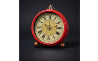 Twin Bell Alarm Clock Compact Metal Alarm Clock with Handle Sturdy for Bedroom