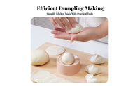 Manual Dumpling Wrapper Maker Easy to Use Beginner Friendly Pastry Presser Form for Home Cooks, Beginners