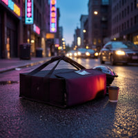 Insulated Pizza Delivery Bag Meal Transport Bag Professional Pie Carrier with Handles Large Carrier for Picnics