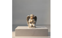 Outdoor Angel Statue with Solar Light Lighted Solar Angel Statue Weatherproof Lawn Ornament Freestanding for Pathways