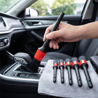 5 Pieces Soft Bristle Car Detailing Brush Scratchscratchless Automotive Detailing Brush Gentle Multi-Purpose for Air Vents