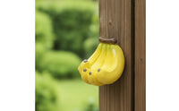 Banana Bird Feeder Outdoor Bird Feeder with Hanging Hole Playful Garden Decoration for Patio