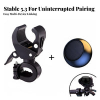 Bluetooth Connectivity two-wheeler Handlebar audio unit Deep Bass Miniature Cylinder Speaker Lanyard Included Outdoor Gear stable bike Mount for Cyclists, Scooter Riders, Commuters, Cycling, Camping, journey, Beach and Pool
