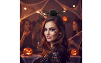 Halloween Spider Headband Black Spider Hairband Spooky Costume Headwear Handmade for Cosplayers, Cosplay