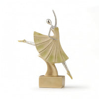 Ballerina Figurine Sculptural Ballet Dancer Figurine Ballet Dancer Statue Decorative Decor Elegant for Dancers, Living Room