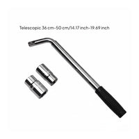 Labor-Saving L-Type Socket Wrench Heavy-Duty Car Tire Changing Tool Non-Slip Grip for DIY Mechanics, Roadside Emergency, Garage