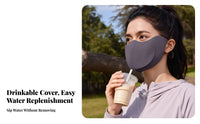 Warm Face Covering Comfortable Windproof Face Covering Cold Weather Accessory Reusable Breathable for Cyclists