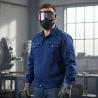 Adjustable Metal-Joining Face Guard Hands-Unrestricted Metal-Joining Mask Lightweight Safeguarding Face Guard Comfortable for Workshops