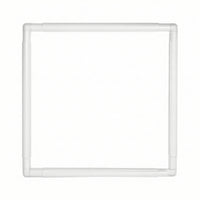 Square Embroidery Frame Plastic Cross-Stitch Frame Lightweight Holder Adjustable for Crafters, Punch Needle