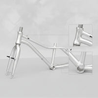 Lightweight Children's Bike Frame with Fork Non-Folding Kids' Bike Frame Set Long-Lasting Reliable