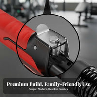 Arm Muscle Training Rod Anti-Slip Handle Adjustable Power Twist Bar Portable Adjustable Power Twist Bar for Women, Beginners, Home Gym
