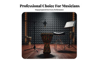 Screw-Tuned Djembe Mechanically Tunable Hand Drum Sturdy Percussion Instrument for Adults, Musicians, Music Rehearsal Music Gatherings