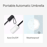 Compact Automatic Umbrella, UV Protection, Folding Design