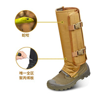 Outdoor Snake-Proof Leg Guards for Hiking and Camping