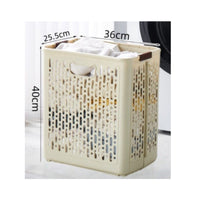 Foldable Laundry Hamper Integrated Handles Collapsible Laundry Basket