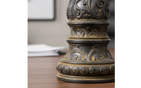 Horse Head Figurine Feng Shui Chinese Horse Sculpture Wealth Luck for Office, Study Room