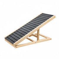 Wooden Dog Steps for Bed Solid Wood Frame Foldable Wooden Dog Ramp
