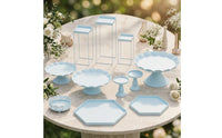 Cake Stand Set Sturdy Dessert Display Stands Tiered Serving Tray for Birthday Parties