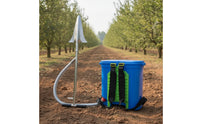 Backpack Fertilizer Applicator Precision Manual Seeder with Backpack Tank Manual Seeder Lightweight Seed Spreader with Twist Cap