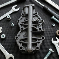 Outboard Cylinder Head Cast   Cylinder Head Machined Hardware for Mechanics, Workshop