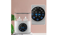 Multifunctional Baby Bottle Warmer with Digital Display Fast Heating Electric Bottle Warmer Countertop Appliance Automatic Shut-off for Parents, Nursery, Kitchen