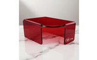 Translucent Reptile Hiding Shelter Acrylic Terrarium Visual Hide Smooth Hideout Sturdy for Gecko