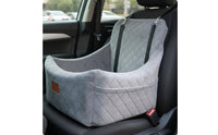 Pet Carrier Portable Dog Car Carrier Raised Design Quilted Dog Seat for Road Trips