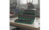 Impact Socket Set Color-Coded Socket Set with Case Tool Metric Organized for Mechanics, Auto Repair, Garage