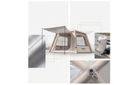 Easy-up Inflatable Tent Waterproof Air Tent Breathable Outdoor Shelter Mesh for Families