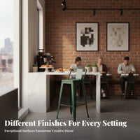 urban design Upholstered Highspine support Bar Stool With rearrest Counter Chair Modern Design Seating Furniture Built-in Footrest for Business Owners, Adults, Homeowners, Cafe, Restaurant, Kitchen, Dining Area