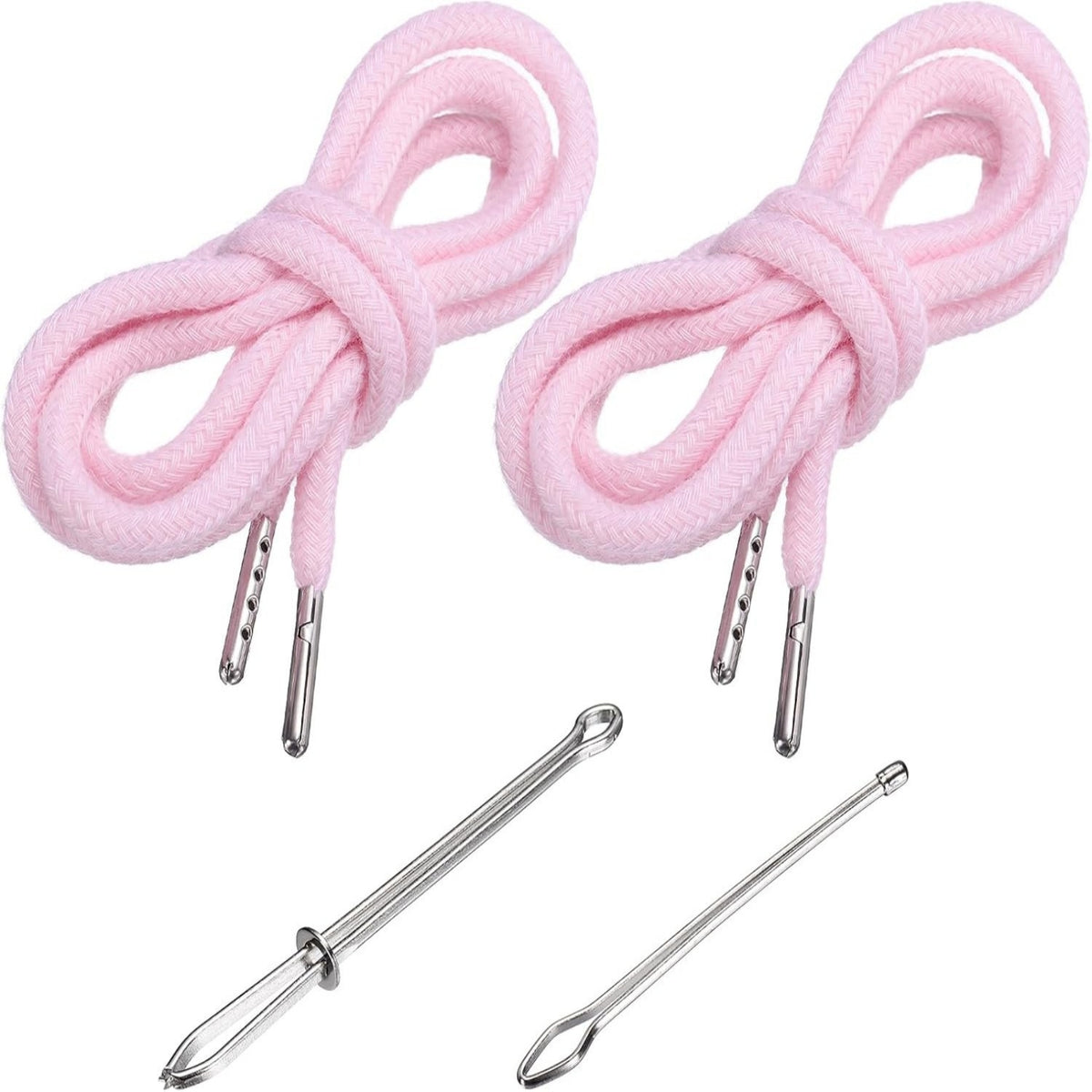2 Pieces Replacement Drawstring with Easy Threader Strong Fastener Reinforced