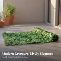 Expandable Faux Ivy Fence Low Maintenance Artificial Ivy Privacy Fence Easy to Install Fake Foliage Panel