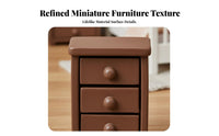 Realistic Design Miniature Furniture Model Detailed Models Simulation Furniture Piece Vivid Details for Crafters, Adults, Terrarium, Desktop