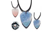 Guitar Pick Necklace Translucent Necklace with Guitar Pick Pendant Polished Jewelry for Concerts
