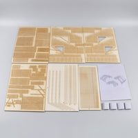 Hangar Model Kit Scale Hangar Building Kit Advanced for Hobbyists, Dioramas, Displays