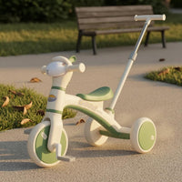 Alpaca Tricycle Adjustable Young Child Tricycle with Push Handle Parentguided Steering Kids Vehicle for Young Children