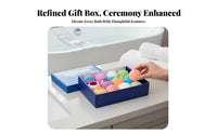 12 Pieces Bath Gift Set Giftable Gift Basket Rich foam Spa Kit for Women, Adults, Relaxation, Bathtime, Bathroom