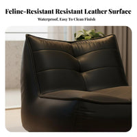 Space-Saving Armless Floor Sofa Soft Foam Cushion Lounge Chair Comfortable & Breathable Indoor Furniture Wear-Resistant for Apartment Dwellers, Young Adults, Meditators, Balcony, Bedroom, Dorm Room, Reading Nook
