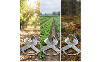 Tree Pulling Clamp Serrated Tree Puller Metal Wire Grip for Gardeners, Garden, Orchard