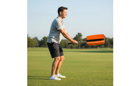 Golf Swing Fan Increases Club Head Speed Wind Resistance Swing Ergonomic Grip Athletic Gear for Golfers, Beginners, Training Stretching Routine