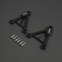 Headlight Side Brackets CNC-Machined Motorcycle Headlight Bracket Aluminum Alloy Modified for Commuters, Front End Upgrade