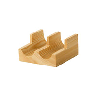 Slim Sushi Serving Stand Smooth Serving Stand with Dividers Neat Wooden Sushi Holder Elegant for Home Hosts