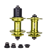 Front and Rear Hub Pair Bearings 32 Hole Lightweight Freewheel Hub for Cyclists, Wheel Building, Trail Riding