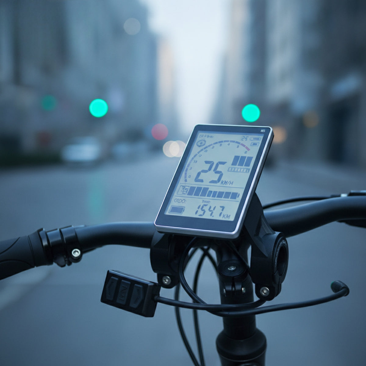 Electric Cycle Digital Display Waterproof Digital Display Universal Dashboard for Cyclists, Commuters