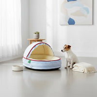 Feline House Bed Washable Covered Pet Nest Soft for Home
