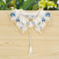 Shoulder Cape Traditional Faux Collar Colorful for Costume Parties