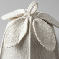 Sauna Hat for Steam, Soft Comfortable Steam Bath Hat, Wool Sauna Hat for Men, Steam Room Essential Parts, Heat Resistant Sauna Cap