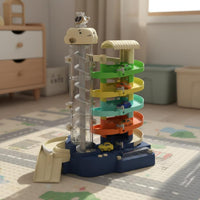 Multi Level Car Garage Toy Lights and Music Automatic Vehicle Lift Toy for Kids, Young Children
