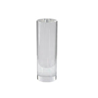 8 Pieces High Clarity Acrylic Cylinder Riser Multi-Purpose Transparent Acrylic Pedestal Polished Surface Clear Cylinder Pedestal Lightweight